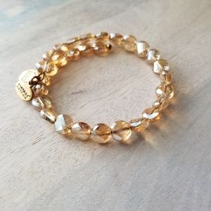 Alex and Ani Vintage 66 Beaded Wrap Bracelet